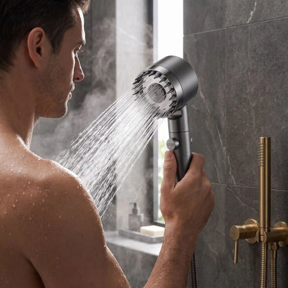 support Pommeau de douche bain haute pression EcoSpa